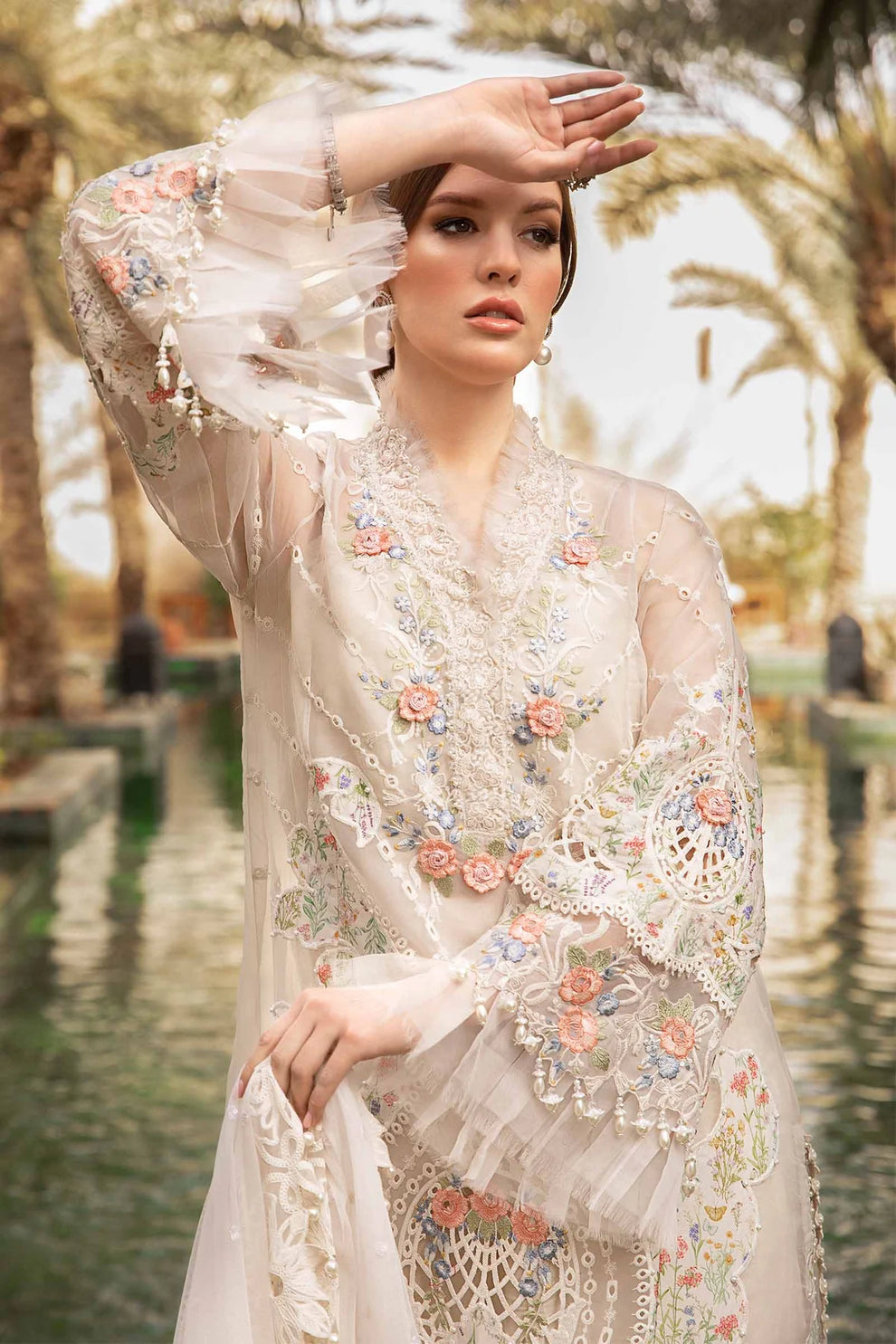 Maria B Unstitched Luxury Lawn D-2405-A